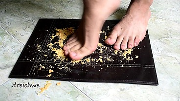Crushing with your feet