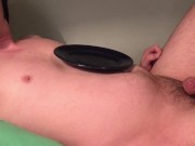 Cum on Plate, I couldn't Keep Cumming. Soft to Hard CEI