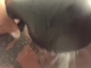 Orgasm in the shower