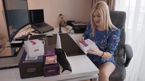 Foot Fetish, Hand Jobs, Lingerie and Dildo Games with Jasmin La Rouge