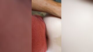 Gym Quickie ending with a Cummed