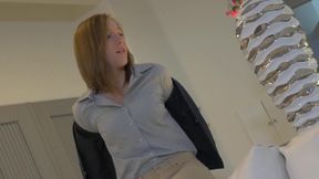 When she is alone at home everything can happen