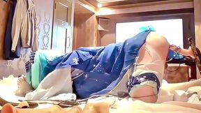vocaloid cosplayers anal drilling with long dildo part 2 (4k remaster)