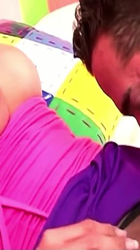 Blonde Cheerleader Tranny Sheyne Gets Her Tight Asshole Fucked by a Thick Cock