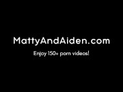 Blowjob to my boyfriend's dick: sexy twinks Matty and Aiden