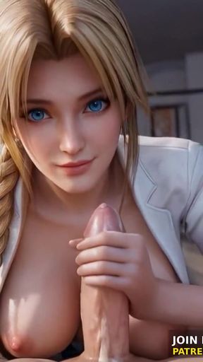 Emotional moment from &quot;3D Animation : Doa - Christie Cowgirl Dick Ride Uncensored Hentai&quot;