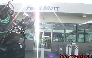 Cute as fuck white chick takes massive blackzilla cock!
