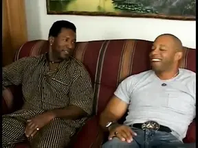 Blonde stunner takes two massive black cocks in a hardcore session.