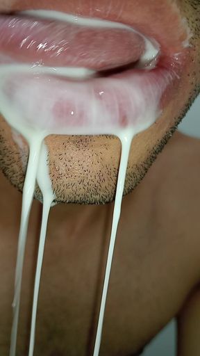 I LOVE CUM IN MY MOUTH, TONGUE LONG TONGUE, KISS, SIX PACK, FITNESS GYM, SUBMISSIVE, WOMEN&#039;S LINGERIE