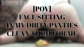 BBW Giantess Dirty Panty Facesitting POV