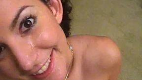 Lustful showgirl is trying to start a career in the porn business