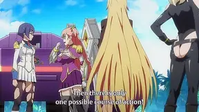 Lesbians Embrace Fiery Passion Then Ascend as Divine Warriors Together