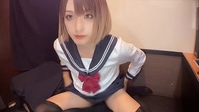 【個撮】女装がイタズラ電話をした後にオナニーする動画