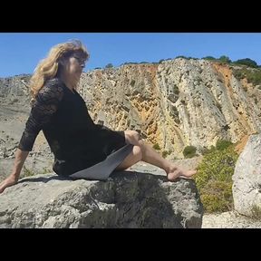 Moranguinho on a walk with blowjob