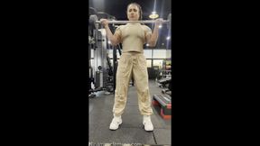Im working out so much because i strive for the body of a goddess