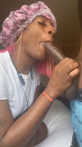 Big cock blowdjob