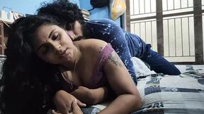 Dirty Mallu Saree Romp: Vaishnavy's Wet Pussy&#x1F32E;&#xFE0F; Rubs Against Sharun's Hung Cock&#x1F346;