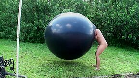 Milf Inside Giant Balloon