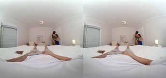 My trans roommate and her girlfriend worship my cock raw doggy deep throat cum