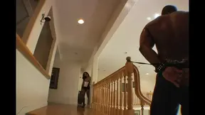 Dark beauty spreads her black ass cheeks wide