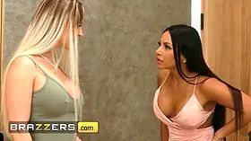 Brazzers - hotties Katalina Kyle and brandy salazar compete for every inch of derek’s hard dick
