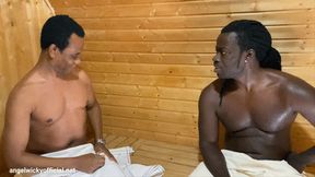 BBC fucking in sauna