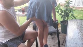 Fucking My Neighbor&#039;s Slut Wife Outdoor