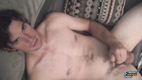 ”StraightNakedThugs: Hunter Drops By To Bust His Nuts In Front Of The Camera”