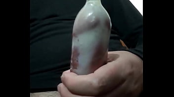 Huge load in condom