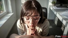my tight asian pussy was stretched by my boss[ai]