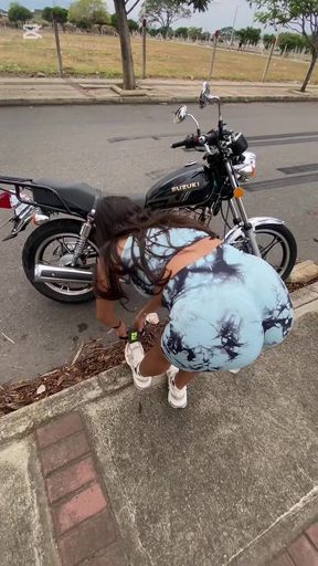 After Riding A Motorcycle I Went To Drink The Milk