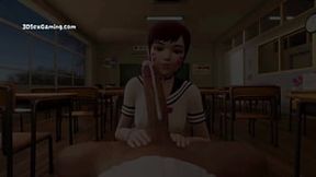 Stepsis Craves Classmate&#x2019;s Cock&#x1F346; &#x2013; POV Blowjob & Doggy Style &#x2013; 3D XXX Game