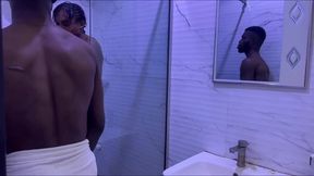 it was a house party and we ended up fucking in the bathroom away from other friends