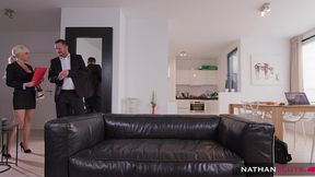 petite blonde secretary christine shine fucked by the boss