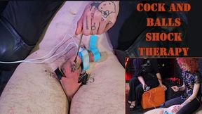 #035 Cock and balls shock therapy - Double domination