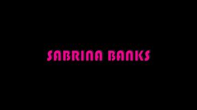 sabrina banks squirts hard before swallowing cum