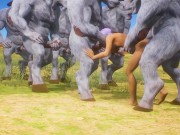 Furry with huge horse dildos | gay wild life | double furry anal