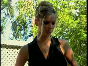 Two amazing blonde MILF whore share on fat dick