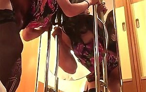 Asian Crossdressing Couple Has Fun