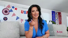 Busty COUGAR rides and seduces younger man