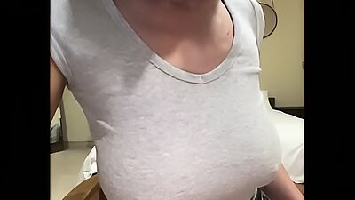 Beautiful stepmom with big tits seduces me