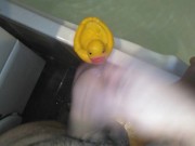 I fed sperm to a rubber toy