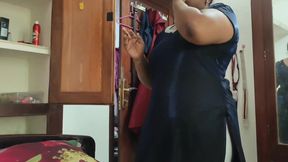 Chubby Indian Girl Completely Strips for Camera Before Getting Dressed