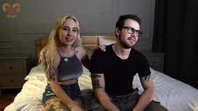 Two hot actresses team up for a wild male casting session