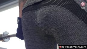 KawasakiYoshi.com - Yoshi Kawasaki works out with a butt plug stretching his tight as