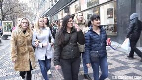 ”Girls Take Stranger to the Harem HomeParty”