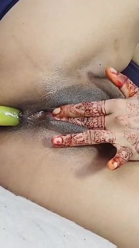 Desi Step Sister Anal Dildo Wearing Sexy Stockings