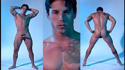 MUSCLE RAIDER uncovers his firm package under his jockstrap