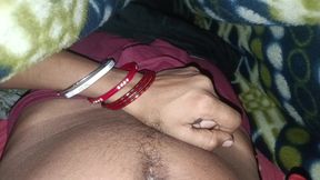 Hot Milf Soni Bhabhi sucking indian Big Black Cock and eating Cum