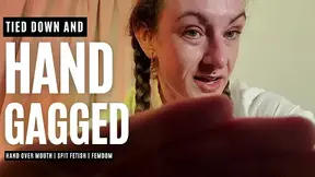 Hand Gagged by Femdom POV